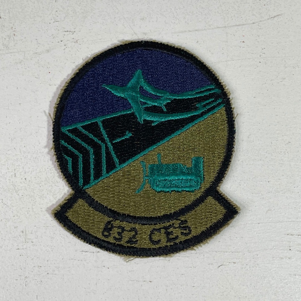 832 CES Civil Engineering Squadron Military Patch Embroidered 832nd Air Force